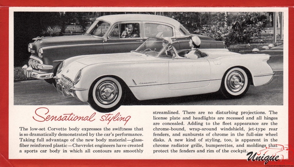 1954 Corvette Red Foldout Page 8